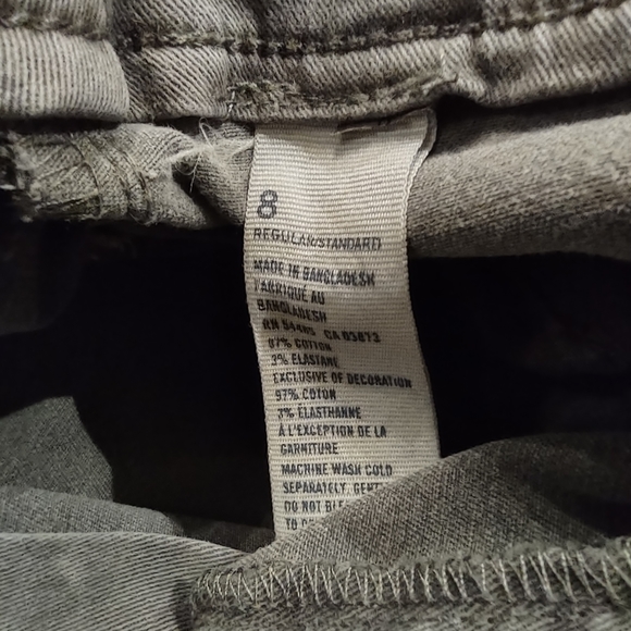 Women's Pre-Loved American Eagle Gray Hi Rise Jegging Size 8 - Picture 10 of 10